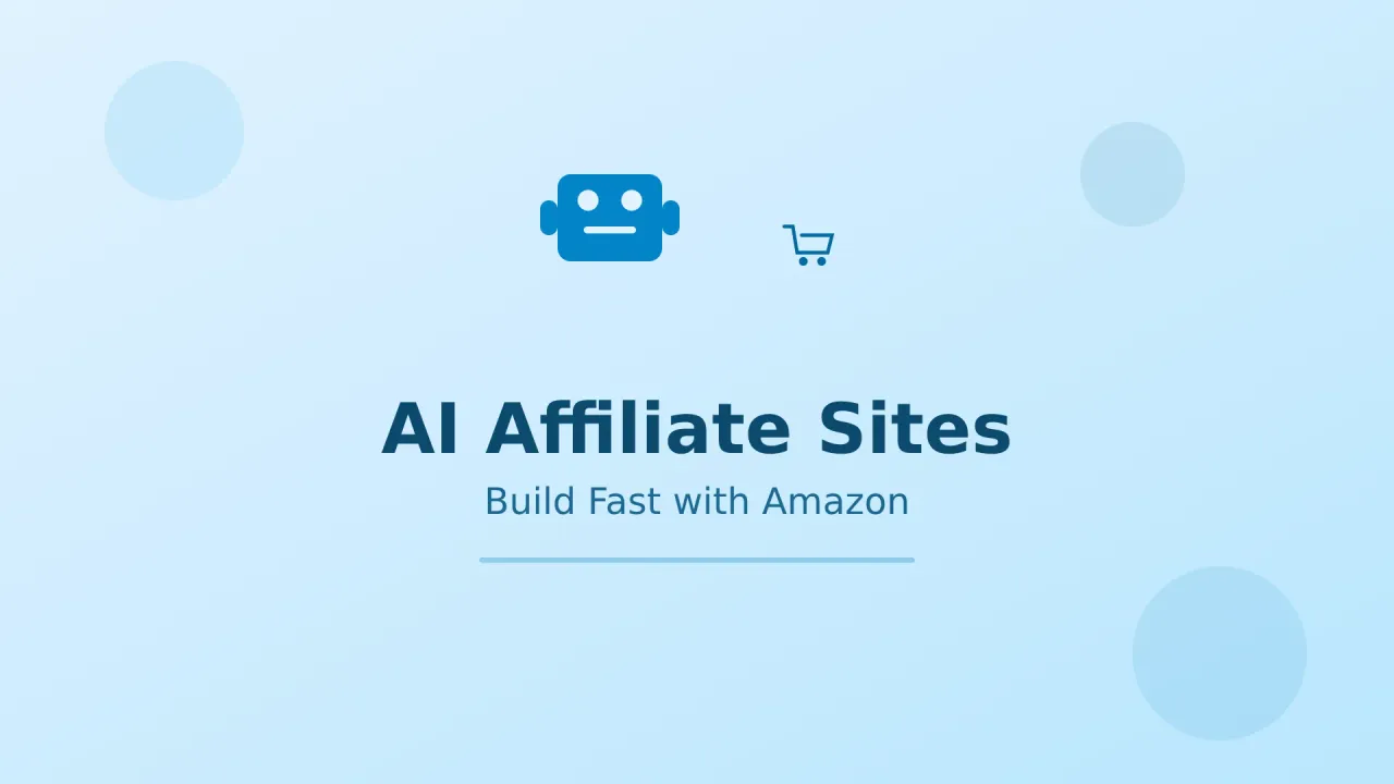 AI-powered Amazon affiliate website showing product comparison boxes on an Astro blog