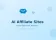 AI-Powered Affiliate Websites with Amazon Products