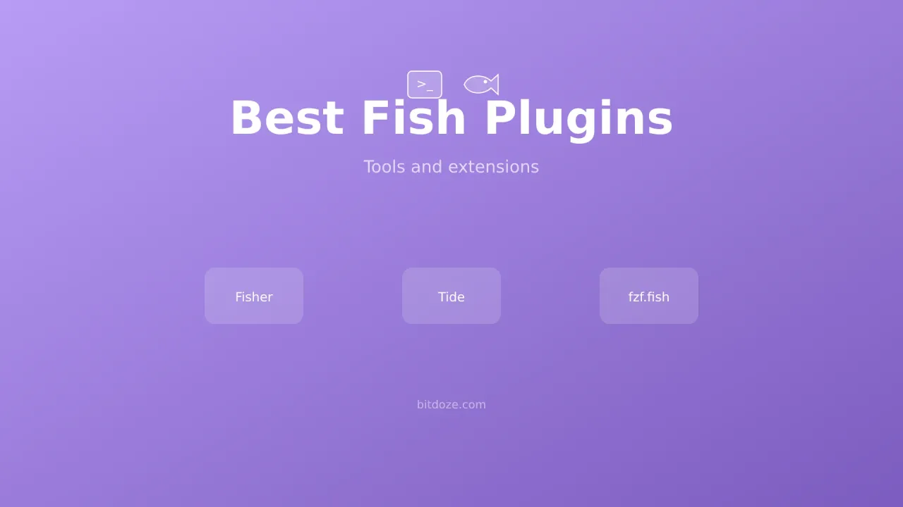 Best Fish Shell Plugins & Tools (Oh My Fish, Fisher)