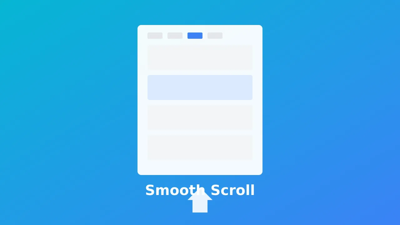 Carrd Smooth Scroll: Native Anchor Links + Custom Code