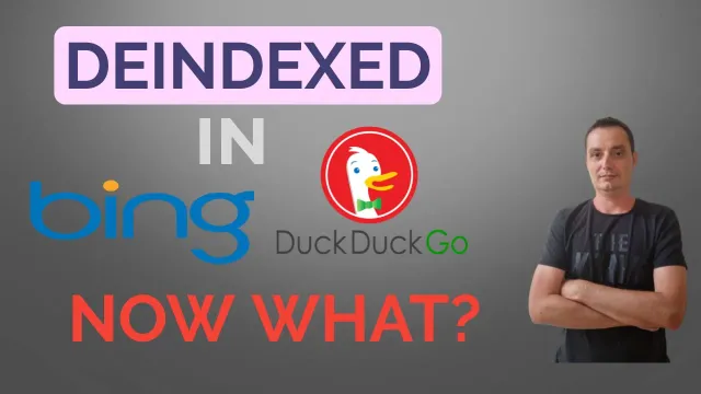 Deindexed from Bing and DuckDuckGo -- How to Get Back