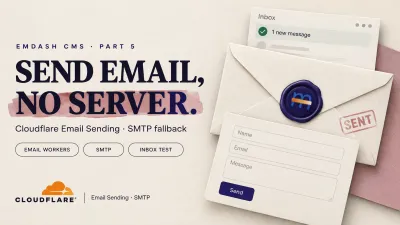 Envía Email desde un Sitio EmDash: Cloudflare Email Sending y SMTP