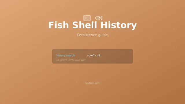 Fish Shell History & Persistence Guide