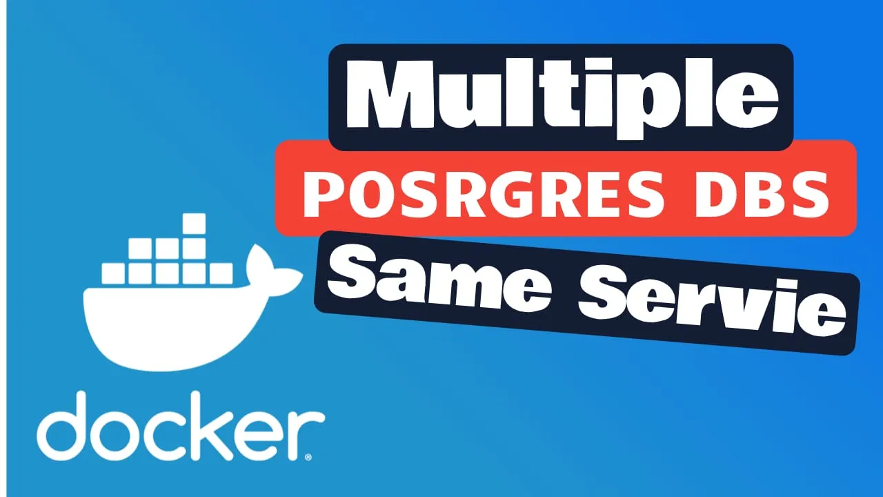 Multiple Postgres Databases in One Docker Compose Service