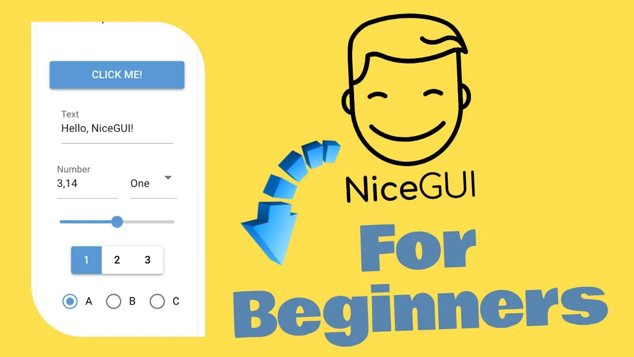 NiceGUI Tutorial: Build a Python GUI App in 5 Minutes