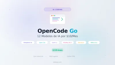Reseña OpenCode Go 2026: 18 Modelos de IA por $10/Mes (GPT 5.6 Luna, Kimi K3)