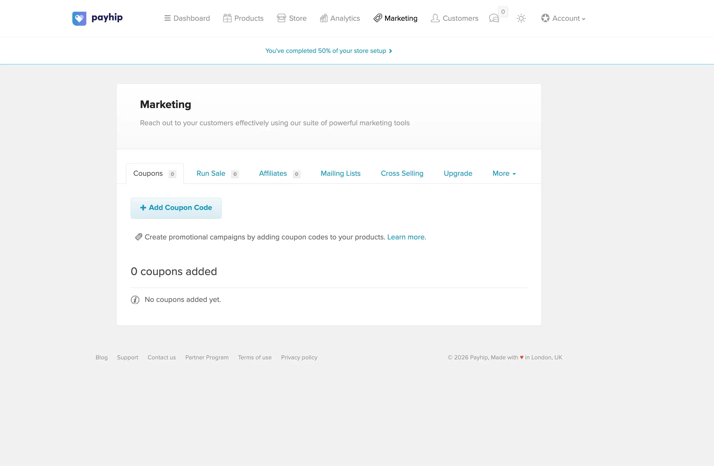 Payhip marketing tools