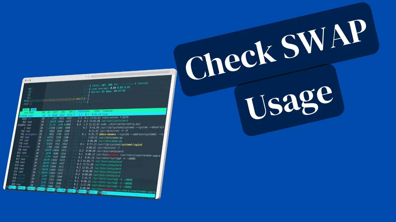 How to Identify Which Processes Are Using Swap Space in Linux