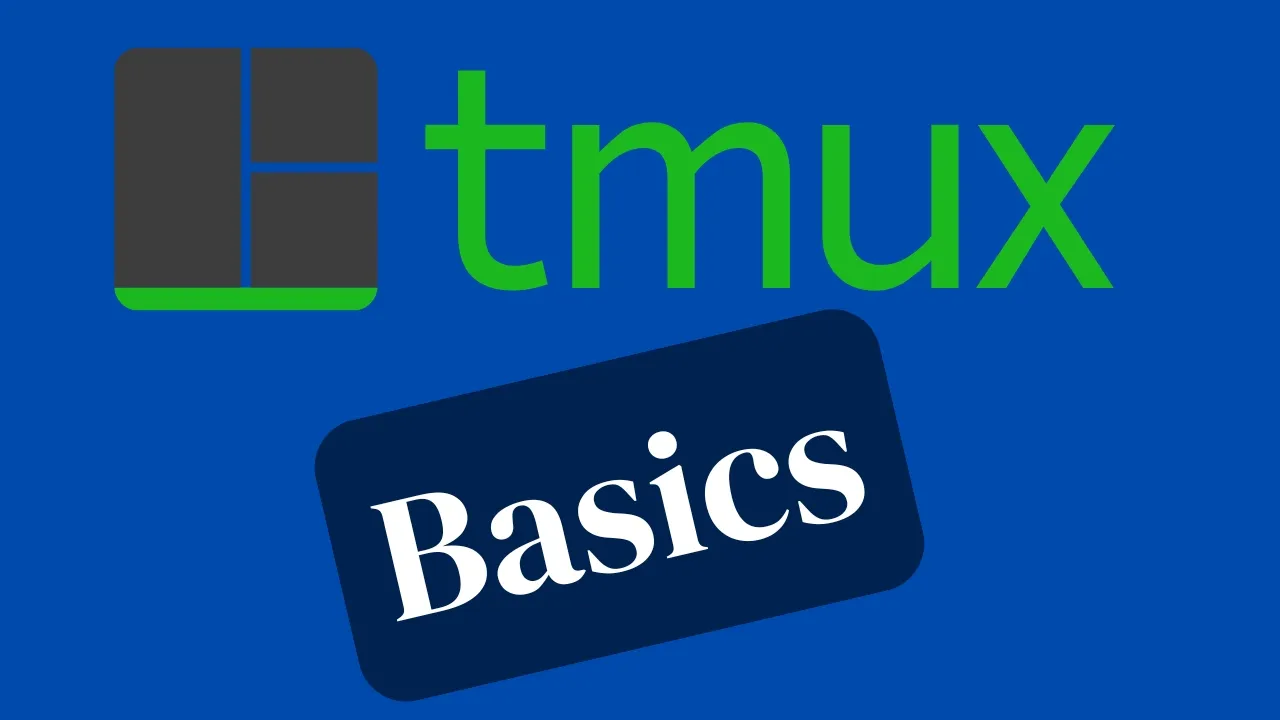 tmux terminal multiplexer running in a macOS terminal window with split panes and a status bar