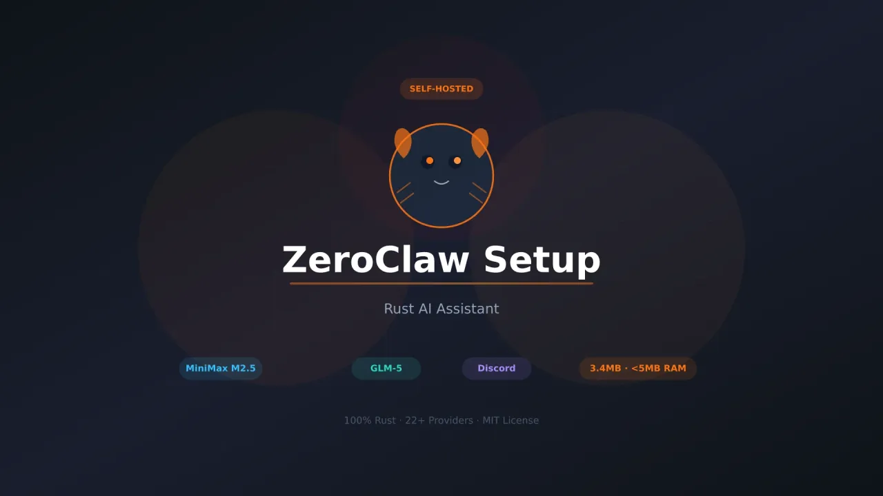 Guia de Configuracion de ZeroClaw: MiniMax M2.5, GLM-5, y Discord en Tu VPS